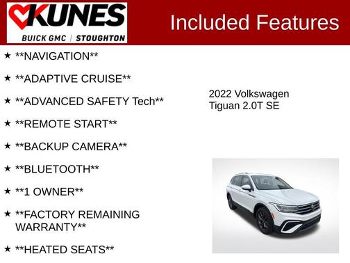 2022 Volkswagen Tiguan 2.0T SE 4MOTION