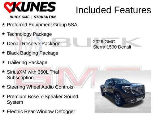 Onyx Black 2026 GMC Sierra 1500 Denali