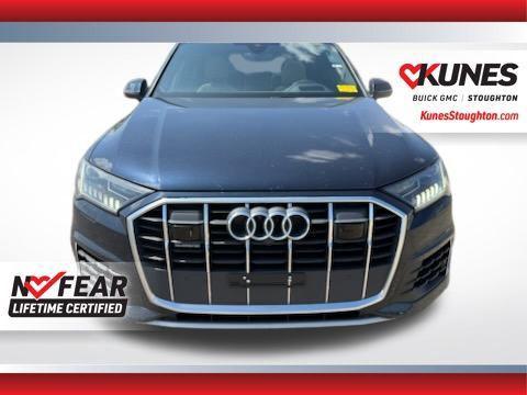 Blue Metallic 2023 Audi Q7 55 Prestige