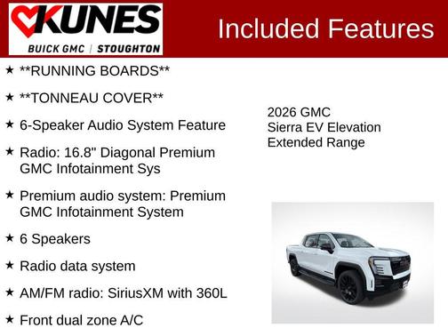 2026 GMC Sierra EV Extended Range Elevation