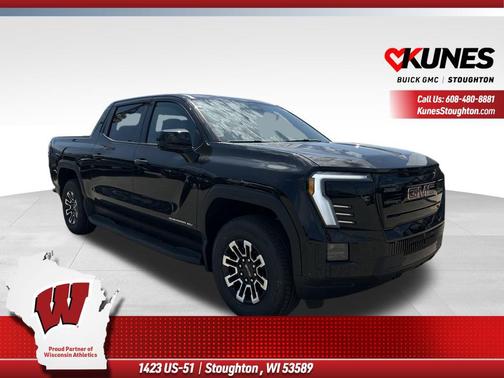 Onyx Black 2026 GMC Sierra EV Standard Range Elevation