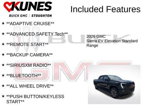 2026 GMC Sierra EV Standard Range Elevation