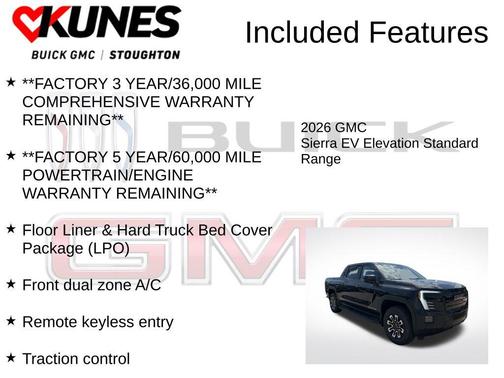 2026 GMC Sierra EV Standard Range Elevation