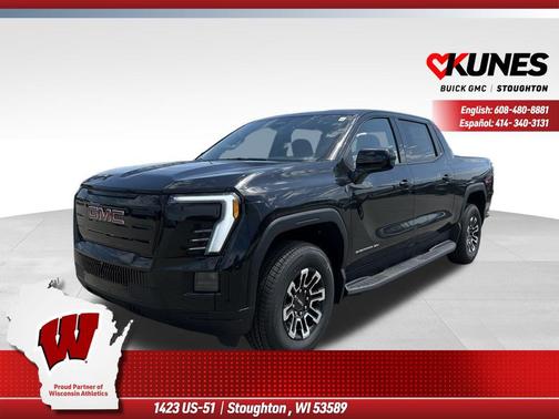 Onyx Black 2026 GMC Sierra EV Standard Range Elevation