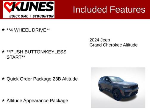 Baltic Gray Metallic Clearcoat 2024 Jeep Grand Cherokee Altitude
