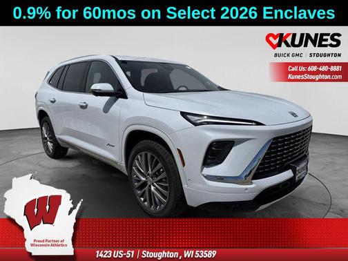 Iridescent White Tricoat 2026 Buick Enclave Avenir FWD