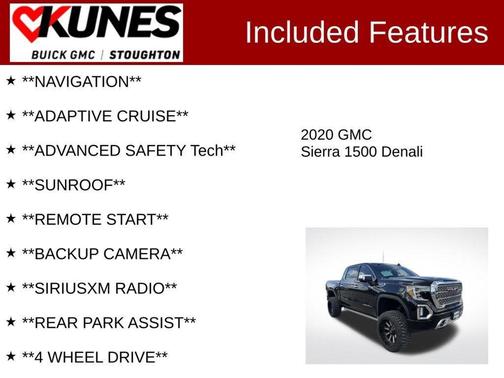 Black 2020 GMC Sierra 1500 Denali