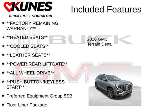 Sterling Metallic 2026 GMC Terrain Denali