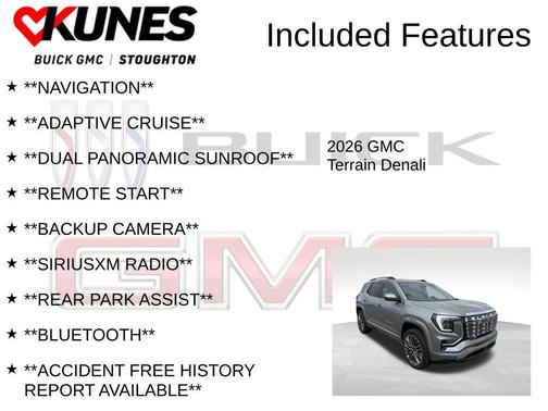 Sterling Metallic 2026 GMC Terrain Denali