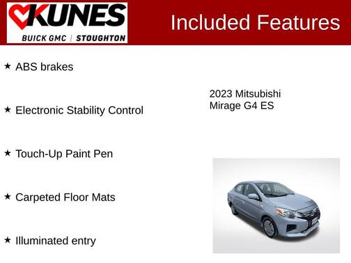 2023 Mitsubishi Mirage G4 ES