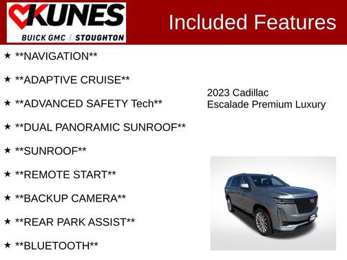 2023 Cadillac Escalade Premium Luxury