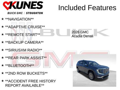 2026 GMC Acadia Denali