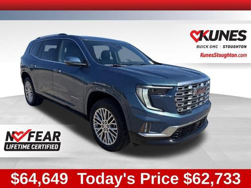 Downpour Metallic 2026 GMC Acadia Denali