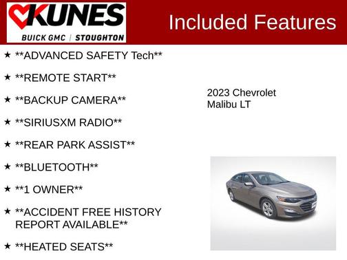 Mineral Gray Metallic 2023 Chevrolet Malibu FWD 1LT