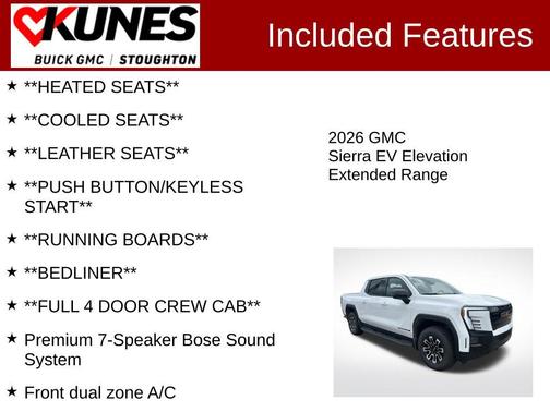 2026 GMC Sierra EV Extended Range Elevation