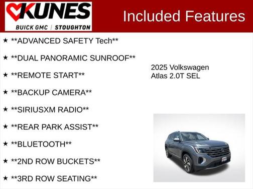 2025 Volkswagen Atlas 2.0T SEL