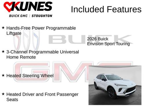 Summit White 2026 Buick Envision Sport Touring AWD