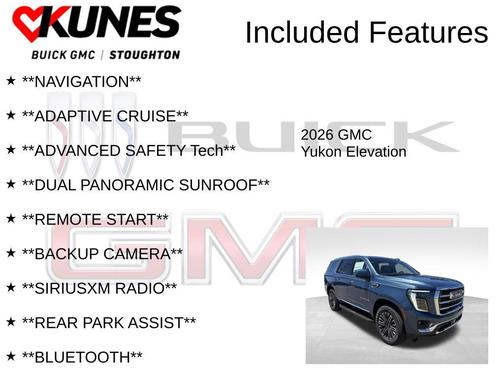 Downpour Metallic 2026 GMC Yukon 4WD Elevation