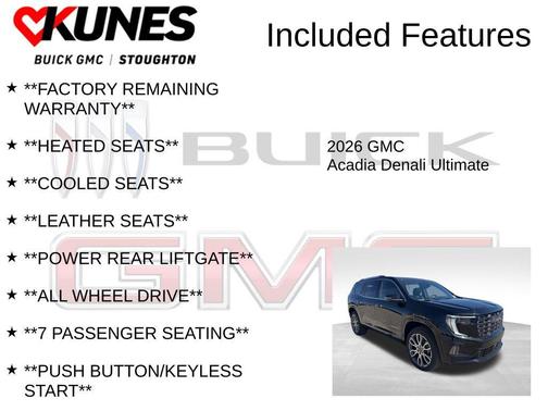 Ebony Twilight Metallic 2026 GMC Acadia Denali