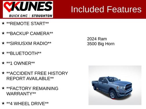 Billet Silver Metallic Clearcoat 2024 RAM 3500 Big Horn Crew Cab 4x4 8' Box