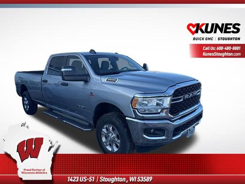 Billet Silver Metallic Clearcoat 2024 RAM 3500 Big Horn Crew Cab 4x4 8' Box