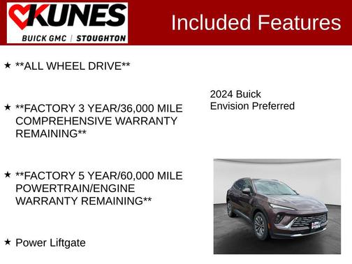 Smokey Amethyst Metallic 2024 Buick Envision Preferred AWD