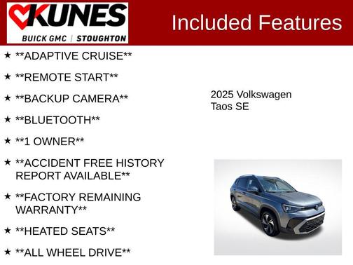 2025 Volkswagen Taos 1.5T SE