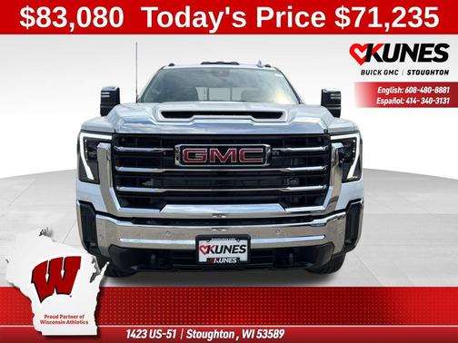 Summit White 2025 GMC Sierra 2500 SLT