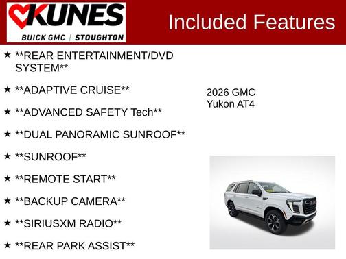 2026 GMC Yukon 4WD AT4