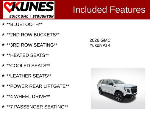 2026 GMC Yukon 4WD AT4