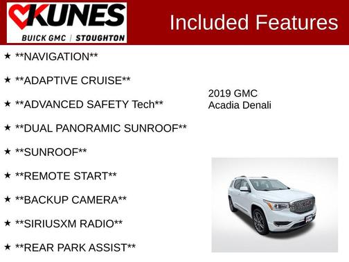 2019 GMC Acadia Denali