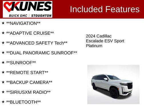 2024 Cadillac Escalade ESV Sport Platinum