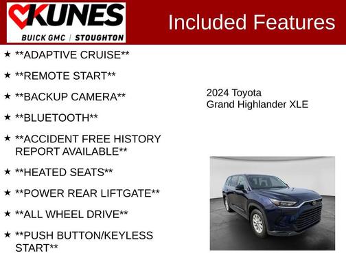 Blueprint 2024 Toyota Grand Highlander XLE