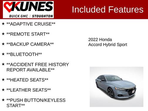 2022 Honda Accord Hybrid Sport