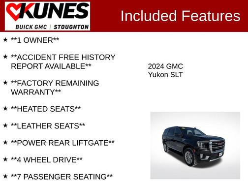 Onyx Black 2024 GMC Yukon SLT
