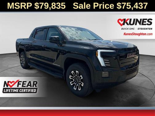 Onyx Black 2026 GMC Sierra EV Extended Range Elevation