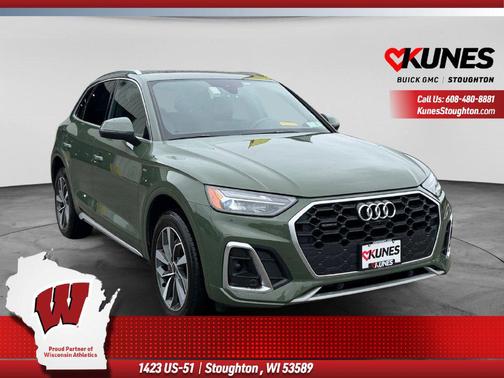 District Green Metallic 2024 Audi Q5 45 S line Premium Plus