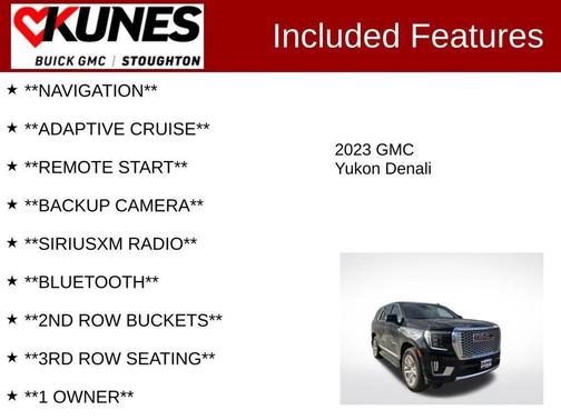 Onyx Black 2023 GMC Yukon Denali