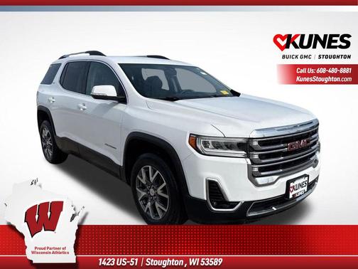 Summit White 2023 GMC Acadia SLT