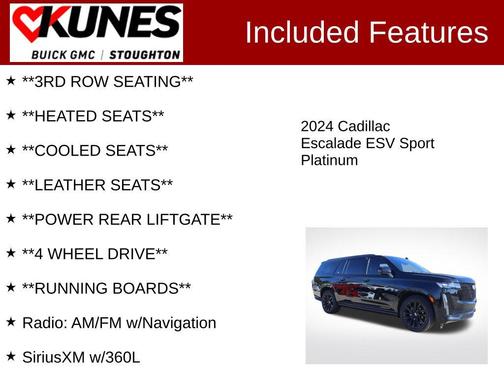 2024 Cadillac Escalade ESV Sport Platinum