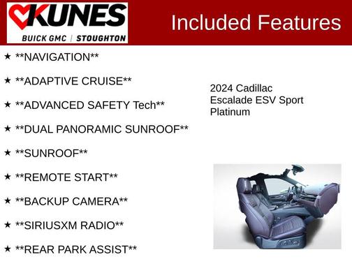 2024 Cadillac Escalade ESV Sport Platinum