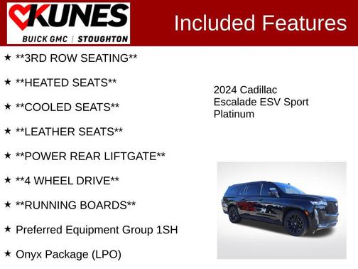2024 Cadillac Escalade ESV Sport Platinum