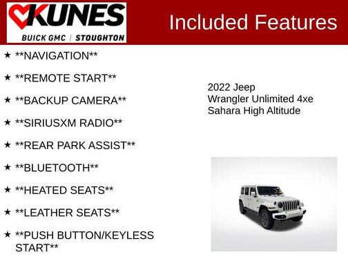 2022 Jeep Wrangler Unlimited 4xe Sahara High Altitude