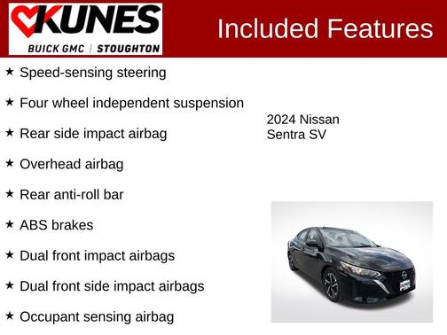 Super Black 2024 Nissan Sentra SV