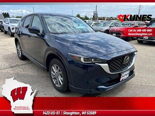 Deep Crystal Blue Mica 2025 Mazda CX-5 2.5 S Preferred Package