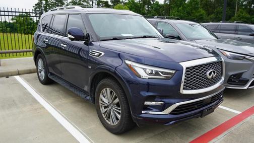 Hermosa Blue 2019 INFINITI QX80 Luxe