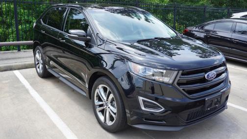 Shadow Black 2017 Ford Edge Sport