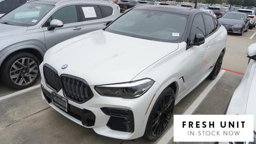White 2023 BMW X6 xDrive40i