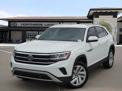 Pure White 2023 Volkswagen Atlas Cross Sport 3.6L V6 SE w/Technology SUV