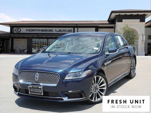 Midnight Sapphire Blue Metallic 2017 Lincoln Continental Select